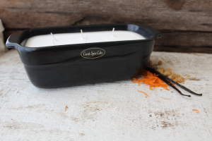 Milkhouse Candles HAZELNUT PRALINE Loaf Crock