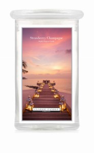 Classic Candle STRAWBERRIES AND CHAMPAGNE 2 Wick Large Jar