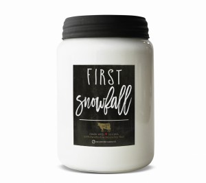 Milkhouse Candles FIRST SNOWFALL Farmhouse Jar