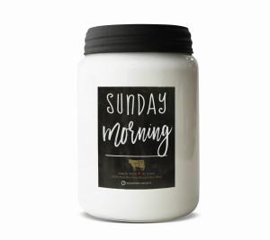 Milkhouse Candles SUNDAY MORNING Farmhouse Jar