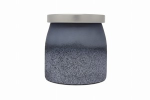 Milkhouse Candles BLANKETS & SNOWFLAKES LE Blue Glitter Butter Jar 16 oz