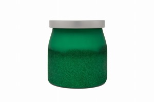 Milkhouse Candles FROSTED EVERGREEN LE Green Glitter Butter Jar 16 oz