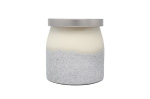 Milkhouse Candles WHITE COCOA PINE LE White Glitter Butter Jar 16 oz