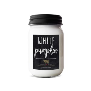 Milkhouse Candles WHITE PUMPKIN Mason Jar
