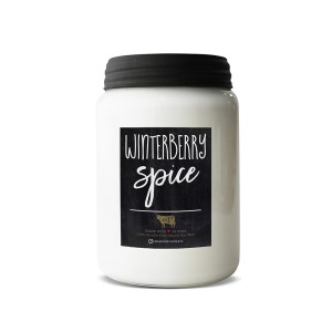 Milkhouse Candles WINTERBERRY SPICE Farmhouse Jar
