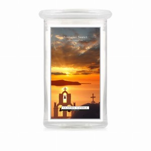 Classic Candle SANTORINI SUNSET 2 Wick Large Jar