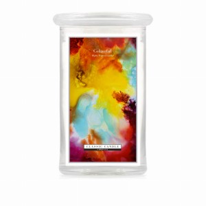 Classic Candle COLOURFUL 2 Wick Large Jar