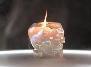 Milkhouse Candles LE SKULL HALLOWEEN 9oz: UNMARKED GRAVE
