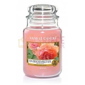 Yankee Candle SUN-DRENCHED APRICOT ROSE Słoik Duży