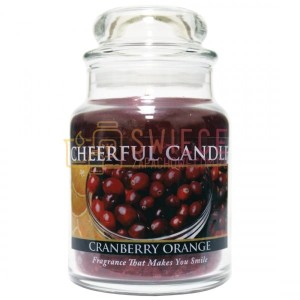 Cheerful Candle Cranberry Orange Świeca Mała