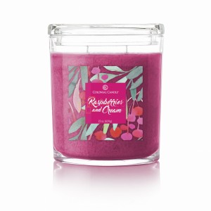 Colonial Candle Large Jar RASPBERRIES & CREAM
