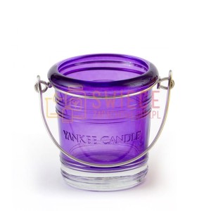 Bucket - świecznik na sampler fioletowy
