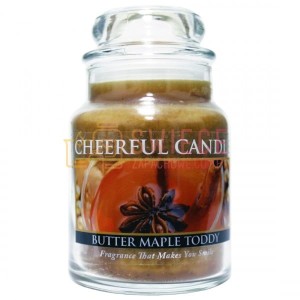 Cheerful Candle Butter Maple Toddy Świeca Mała